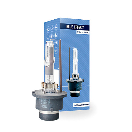 Bec, far faza lunga Light bulb xenon 1pcs D2R 85V max. 35W light colour cool white max. 6000K socket type P32D-3 no road approval xenon MAMMOOTH MMT F194 D2R 6000K