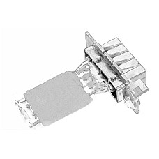 Reglaj, suflanta de interior rezistor ventilatorul incalzire independenta rezistor GRANDE EVO PUNTO LINEA 07 - DOBLO 09 - Qubo Fiorino 07 - FIAT Alfa MiTo OE FIAT 55702407