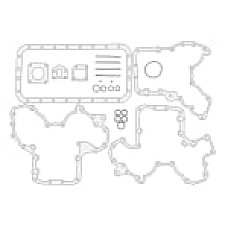 Set garnituri complet, motor Complete engine gasket set - crankcase  PERKINS 704-26 704-30 704-30T PERKINS U5LB0369