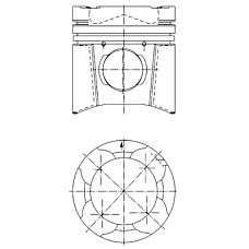 Piston MAN E 2000 KOLBENSCHMIDT 94846600