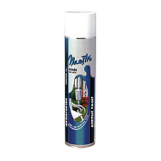 Vopsea acrilica lucioasa aerosol Maestro 600ml RAL9010 - Alb