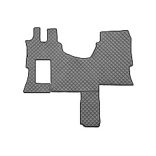 Covor compartiment picioare F-CORE cabina SOLO STAR pe intregul etaj cantitate in set 1 szt. material - piele matlasata eko culoare - gri MERCEDES ACTROS MP4 / MP5 07.11- F-CORE F-CORE FL33 GRAY