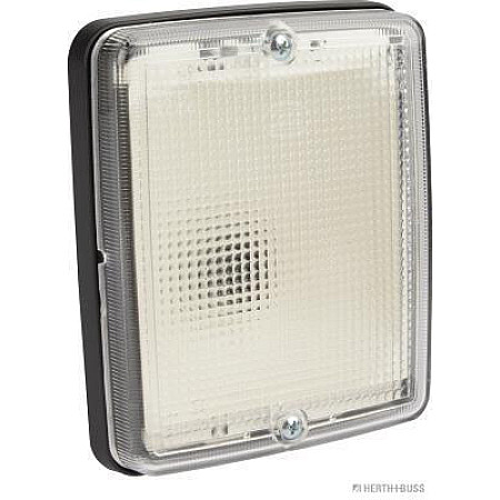 Lampa mers inapoi H + B alb dreptunghiulara camioane de lumina din spate DB HERTH+BUSS PARTI ELECTRICE 81670300