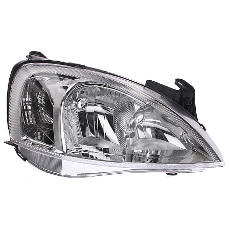 Far Lampa frontala Dreapta H7/H7 electric cu motor culoare insert: cromat OPEL COMBO TOUR COMBO/MINIVAN CORSA C CORSA C/HATCHBACK -02.05 TYC TYC 20-6065-45-2