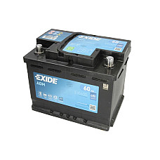 Acumulator Pornire Acumulator EXIDE 12V 60Ah/680A START&amp;STOP AGM R+ borna standard 242x175x190 B13 agm/pornire EXIDE EK600