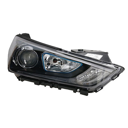 Far Lampa frontala Dreapta H7/HB3 electric cu motor culoare insert: albastru HYUNDAI IONIQ 10.16- TYC TYC 20-16289-05-2