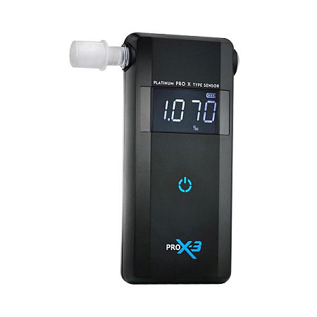 Alcoolmetru Breathalyser X-3 Electrochemical measurement range - 0/4 battery 2x AAA 109x51x18mm 84 g PROMILER AL PRO X-3