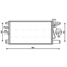 Condensator, climatizare Condensator A/C 700x390x16 SCANIA PGRT 01.03- HIGHWAY 40045005HW
