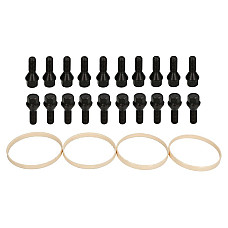 Trusa de montare a jantei de aliaj Fitting kit BM2 76-726 BLACK B M12x15x27 K17 1 kit / 4 wheels - B/N qty 20 MAK MAK 8000000223