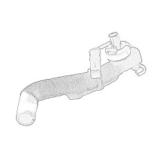 Separator ulei, ventilatie bloc motor Furtun epurator cu un incalzitor CITROEN JUMPER PEUGEOT BOXER 3.0D 03.11- OE FIAT 1366689080