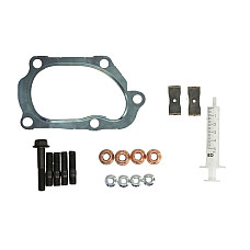Set montaj, turbocompresor Turbocharger assembly kit with gaskets with seals MAN TGE VW CALIFORNIA T6 CAMPER CRAFTER GRAND CALIFORNIA CAMPER MULTIVAN VI TRANSPORTER VI TRANSPORTER VI / CARAVELLE VI 2.0D 06.15- ELRING EL934010