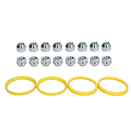 Trusa de montare a jantei de aliaj Fitting kit N 76x661 N M12x125 K19 OPEN 1 kit / 4 wheels - B/N qty 16 MAK MAK 8000000484