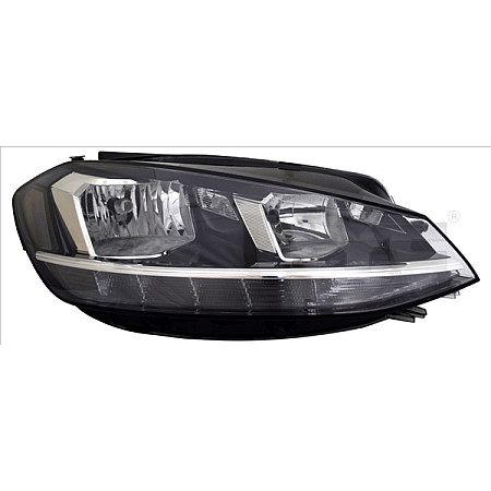 Far Headlamp L H7/H9/LED with motor  VW GOLF VII 03.17-12.20 TYC TYC 20-17600-06-2