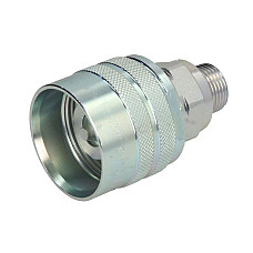 Cupla rapida hidraulica Dimensiune racord priza  1 2inch dimensiune filet M18 15mm 65l min Standard ISO  14541 FASTER CVV08 1815 MV