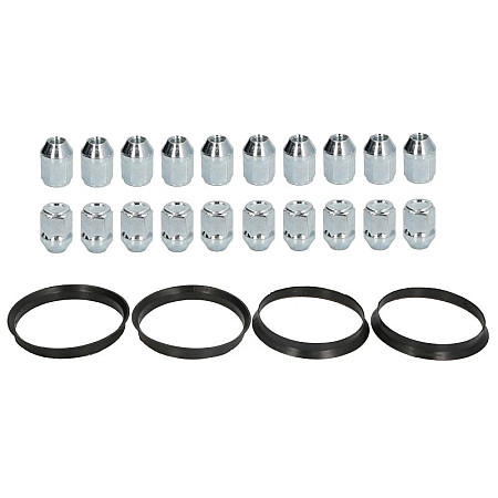 Trusa de montare a jantei de aliaj Fitting kit 671x661 N M12x125 K21 CLOSED 1 kit / 4 wheels - B/N qty 20 MAK MAK 8000000536