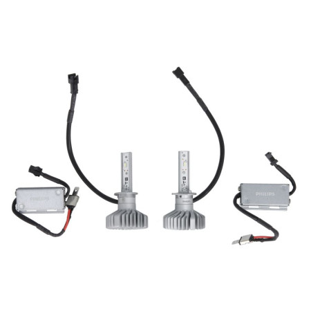 Bec incandescent LED light bulb Set 2pcs H1 12/24V 15W P145S no certification of approval Ultinon Pro5100 HL PHILIPS PHI 11258U5100X2