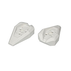 Bara de protectie Crash Pad crash pad sl01 RD Moto colour white RDMOTO RDM-SL01W