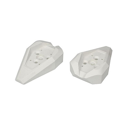 Bara de protectie Crash Pad crash pad sl01 RD Moto colour white RDMOTO RDM-SL01W