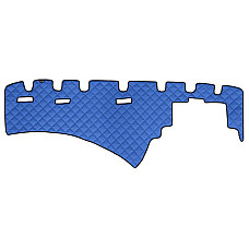 Covoras de bord albastru Piele matlasata EKO ECO-LEATHER Q  SCANIA LPGRS PGRT 03.04- F-CORE F-CORE FD07 BLUE