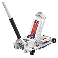 Cricuri / Standuri / Suporti portabili Mobile hydraulic jack lifting capacity: 3000kg minimum lifting height 100 mm maximum lifting height: 535 mm low profile mobile number of pistons: 2 colour: white SEALEY SEA 3000SER