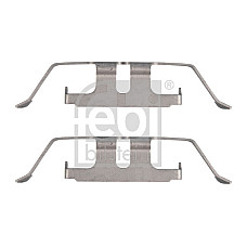 Set accesorii, placute frana Brake pad fitting kit rear front BMW 1 F20 1 F21 2 F22 F87 2 F23 3 F30 F80 3 F31 3 GRAN TURISMO F34 4 F32 F82 4 F33 F83 4 GRAN COUPE F36 1.5-6.6 09.10- FEBI BILSTEIN 182268