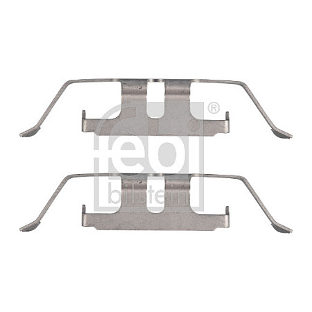 Set accesorii, placute frana Brake pad fitting kit rear front BMW 1 F20 1 F21 2 F22 F87 2 F23 3 F30 F80 3 F31 3 GRAN TURISMO F34 4 F32 F82 4 F33 F83 4 GRAN COUPE F36 1.5-6.6 09.10- FEBI BILSTEIN 182268