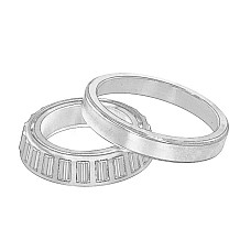 Rulment, planetara ax din spate care poarta IVECO IVECO DAILY S2000 OE IVECO 42471035
