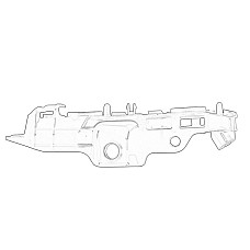 Suport, bara protectie Suport bara Fata Dreapta latura plastic VW PASSAT ALLTRACK B8 PASSAT B8 1.4-2.0D 08.14- OE VW 3G0 807 050