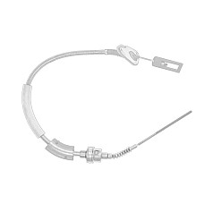 Cablu ambreiaj Clutch cable 990mm/620mm FIAT PANDA 1.3D 09.03- OE FIAT 55230144
