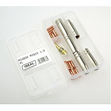 Accesorii si materiale pentru sudare Service parts kit 1mm box intended use: for welding aluminium welding clamp MIG 15 IDEAL MIGBOX15/AL/1.0