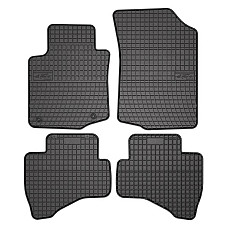 Set covorase cauciuc Floor mats Rubber 4 pcs BASIC front/rear set colour neagra CITROEN C1 PEUGEOT 107 TOYOTA AYGO 06.05-09.14 Liftback FROGUM MMT A040 0639