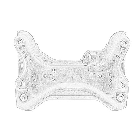 Suport motor Engine mount support L/R cradle NISSAN PRIMASTAR OPEL VIVARO A RENAULT TRAFIC II 1.9D-2.5D 02.01- OE RENAULT 54 40 166 05R