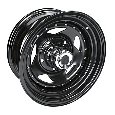 Jante Off-road Off-road rim 15inch rim fitting ET -50 bolt spacing 5x1143 locating hole diameter 72mm width 105inch finish chrome colour neagra no road approval SPEEDMAX SPBF-J11
