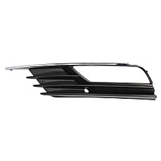 Bara piese Acoperire bara fata Fata Stanga cu gauri pentru lampa de ceata plastic crom negru potriveste AUDI A3 0608 SALON 0412 0616 BLIC 5513 00 0027913SP
