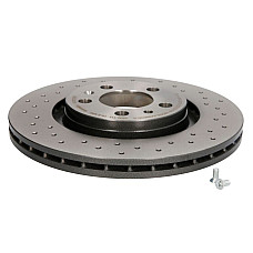 Disc frana Brake disc BREMBO Xtra 1pcs Drilled front  L/R outer diameter 280 mm thickness 22 mm AUDI A3 SEAT LEON TOLEDO II SKODA OCTAVIA I OCTAVIA I/KOMBI VW BORA 1.4-2.8 09.96-12.13 BREMBO 09.7012.1X