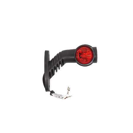 Lampa gabarit Outline marker lights R SUPERPOINT III red/white surface hose length 200 on medium-long arm 24V SUPERPOINT III ASPOCK A31-3306-064
