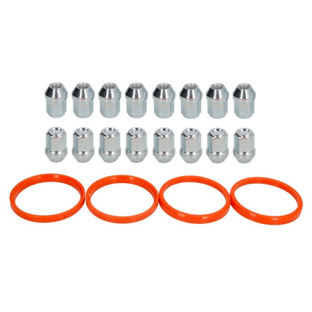 Trusa de montare a jantei de aliaj Fitting kit D 72x634 N M12x15 K19 CLOSED 1 kit / 4 wheels - B/N qty 16 MAK MAK 8000000273