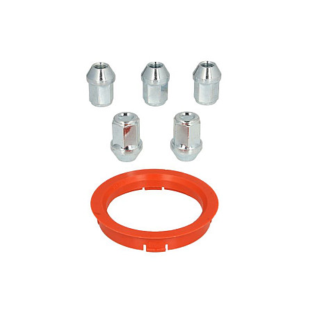 Trusa de montare a jantei de aliaj Fitting kit FZ21 74.1-63.4 N D6 60 cone M12x15 1 kit / 1 wheel - 5 holes ITWHEELS ITW49010