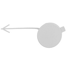 Capac carlig remorcare Conectarea dopului de limba Fata pentru pictura SKODA OCTAVIA III 11.12-10.20 OE SKODA 5E0 807 241GRU