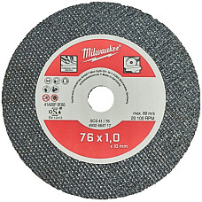 Suport disc abraziv, polizor multifuncional Disc for cutting straight 5pcs 76mm x 1mm intended use material: steel MILWAUKEE 4932464717