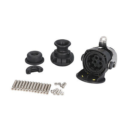Stecher Mufa de metalica numar pini: 13 forma mufa: rotund ADR contacte inchise JAEGER 241018EJ