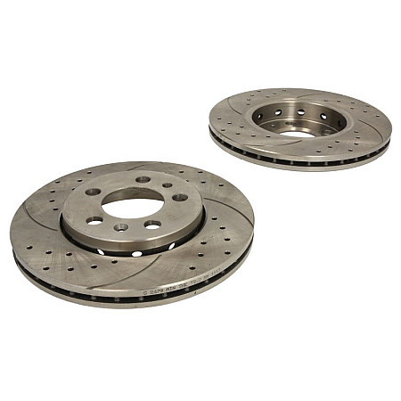 Disc frana de performanta High-efficiency brake disc 2pcs SPEEDMAX Ventilated Cut-Drilled front  L/R outer diameter 256 mm thickness 22 mm AUDI A1 A2 A3 SEAT CORDOBA IBIZA III 1.2-2.3 09.96- SPEEDMAX 5201-01-0778PTUOTUV
