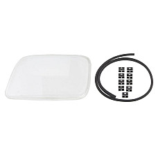 Lentila,far Sticla farului Stanga en with gasket cu sigilii si agrafe MERCEDES ACTROS MP2 / MP3 10.02- GIANT 131-MT10211GL