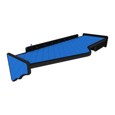 Raft interior cabina ofer Raftul cabinei Panou LED lumina alba lung sertar suplimentar sub blatul mesei lung culoare: albastru serie: ELEGANCE SCANIA F-CORE F-CORE FT29 BLUE