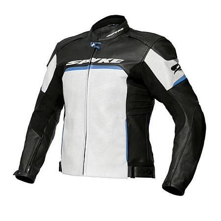 Jachete din piele Jackets sports SPYKE IMOLA EVO 2.0 colour neagra/blue/white size 50 SPYKE 110363/12702/50
