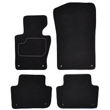 Covoras podea textil Floor mats Velours 4 pcs front/rear set colour neagra BMW X3 E83 09.03-12.11 Off-road / SUV MAMMOOTH MMT A041 BM250 PRM 01