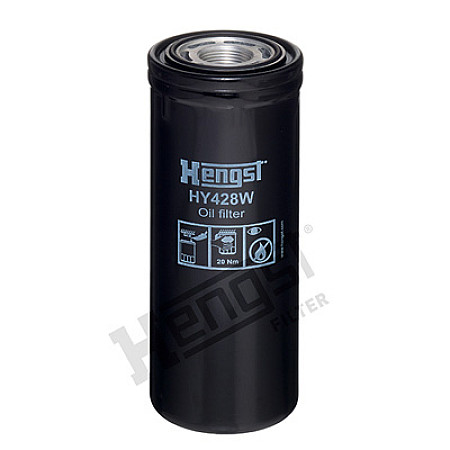 Filtru hidraulic, cutie de viteze automata Oil filter NEW HOLLAND T6.120 2WD T6.140 2WD T6.150 4WD T6.155 2WD T6.160 2WD T6.165 2WD HENGST HY428W