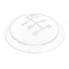 Capac, Maciulie maneta schimbat.vit. Gearbox knob cover 6MT TOYOTA AVENSIS 1.6-2.2D 11.08-10.18 OE TOYOTA 33624-09010