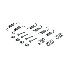 Set accesorii, saboti frana parcare Set de montaj pantofi de frana AKEBONO MITSUBISHI GALANT IX SUBARU FORESTER IMPREZA LEGACY II LEGACY III LEGACY OUTBACK OUTBACK 1.5-3.0 08.92- QUICK BRAKE QB105-0871