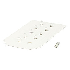 Bec, lumini interioare Light bulb Cardboard 10pcs W1W 24V 1W W2X46D whole-glass Standard OSRAM OSR2341 K10SZT